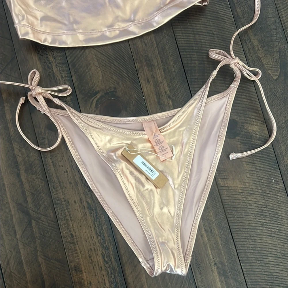 Skims Metalic Swim Set